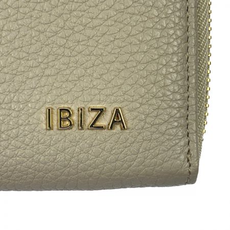 IBIZA イビサ Arco アルコ　L字ファスナー長財布 ライトグレー