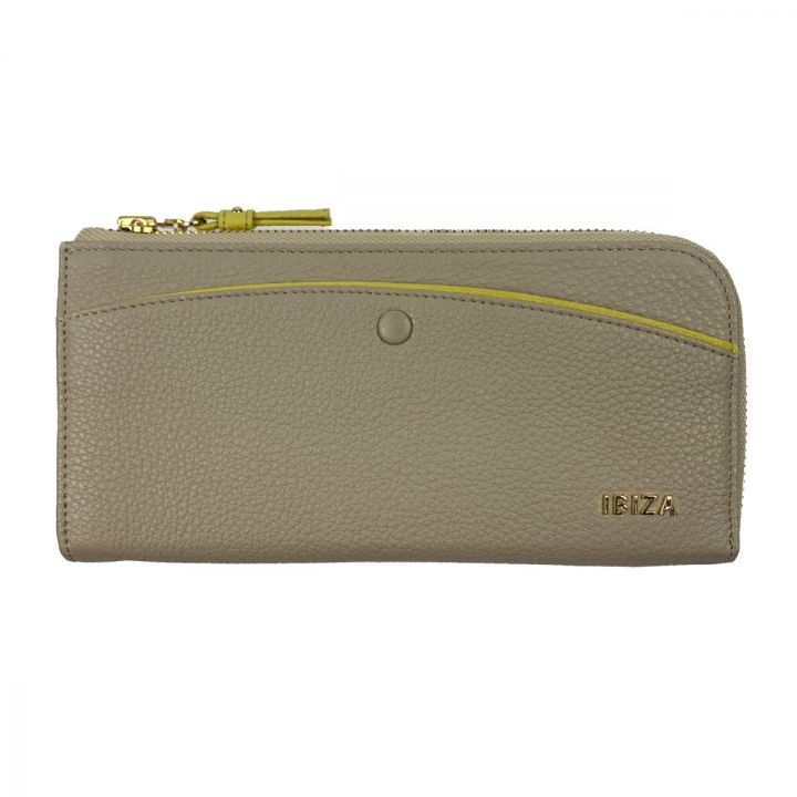 IBIZA イビサ Arco アルコ L字ファスナー長財布 ライトグレー - 中古