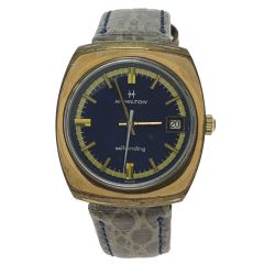  HAMILTON ハミルトン 自動巻き セルフワインディング ネイビー Cランク