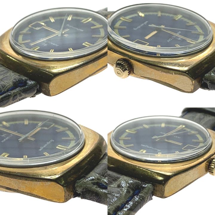 HAMILTON ハミルトン 自動巻き セルフワインディング ネイビー｜中古 