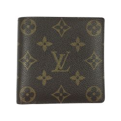 ▽▽ LOUIS VUITTON ルイヴィトン モノグラム ポルト ビエ・カルト クレディモネ  2つ折り財布 M61665 ブラウン Cランク