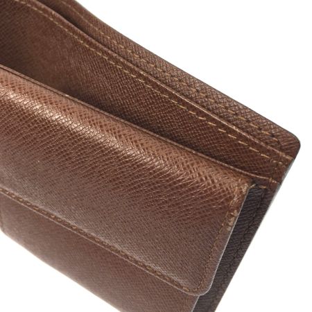  LOUIS VUITTON ルイヴィトン モノグラム ポルト ビエ・カルト クレディモネ  2つ折り財布 M61665 ブラウン