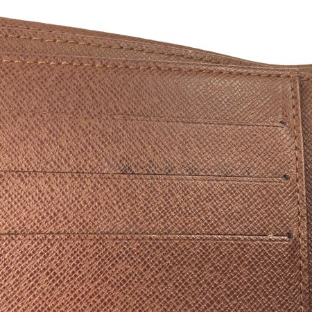  LOUIS VUITTON ルイヴィトン モノグラム ポルト ビエ・カルト クレディモネ  2つ折り財布 M61665 ブラウン