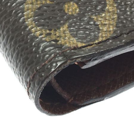  LOUIS VUITTON ルイヴィトン モノグラム ポルト ビエ・カルト クレディモネ  2つ折り財布 M61665 ブラウン