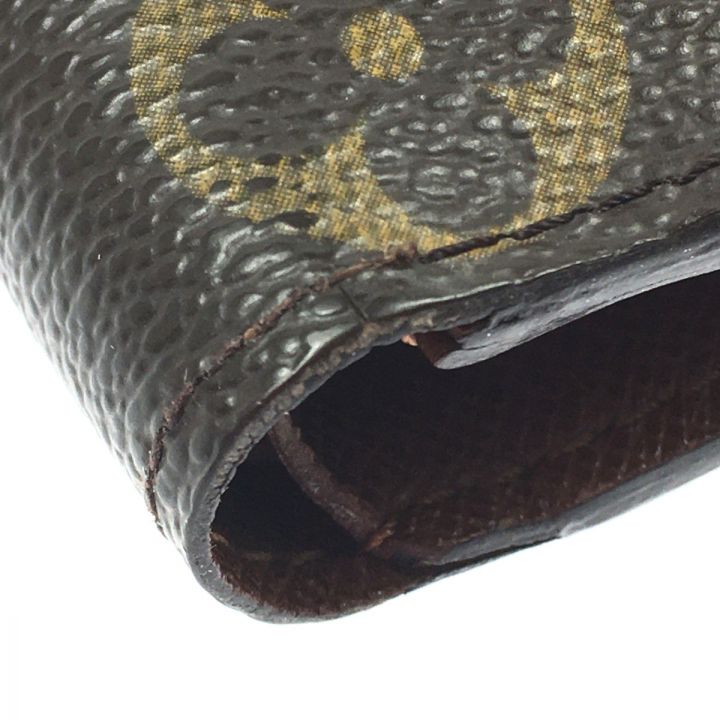 LOUIS VUITTON ルイヴィトン モノグラム ポルト ビエ・カルト クレディモネ 2つ折り財布 M61665  ブラウン｜中古｜なんでもリサイクルビッグバン