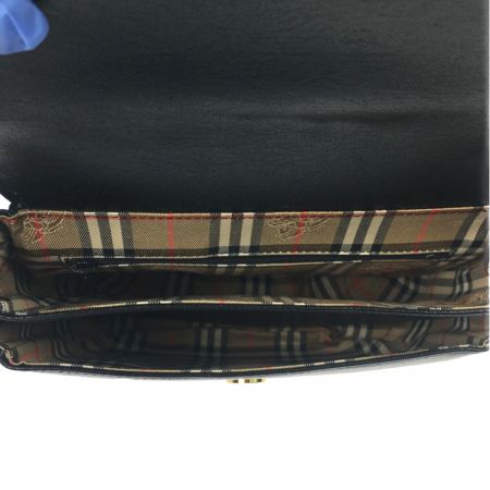  Burberrys バーバリーズ ショルダーバッグ レザー ブラック