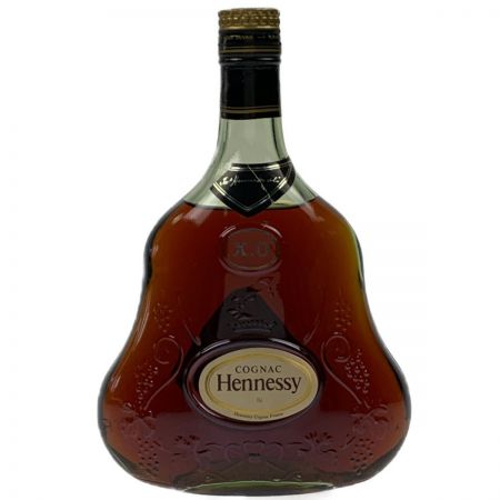   Hennessy ヘネシー XO 金キャップ グリーンボトル 700ml ラベル欠け 未開栓