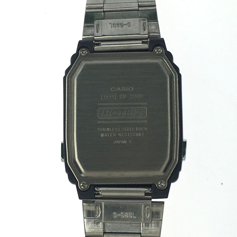 中古】 CASIO カシオ 腕時計 データバンク デジタルウォッチ HOTBIZ DB