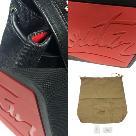  Christian Louboutin クリスチャンルブタン Explorafunk リュック スタッズ デニム