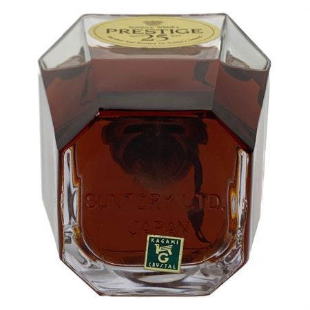 【北海道内限定発送】 SUNTORY サントリー PRESTIGE プレステージ 25年 750ml カガミクリスタル 未開栓