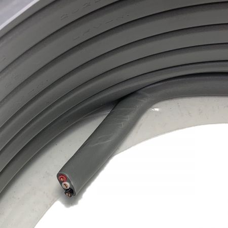  富士電線工業(FUJI ELECTRIC WIRE) VVFケーブル 3×2.0mm 100m巻 灰色　（c）
