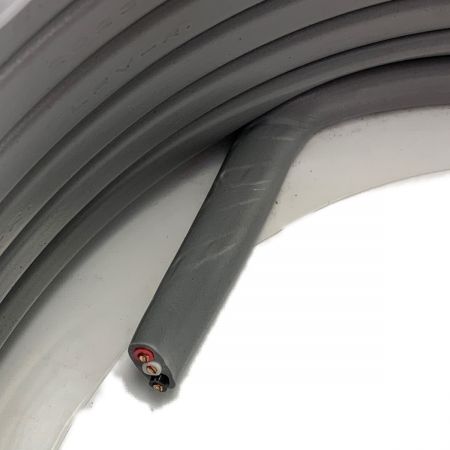  富士電線工業(FUJI ELECTRIC WIRE) VVFケーブル 3×2.0mm 100m巻 灰色　（d）