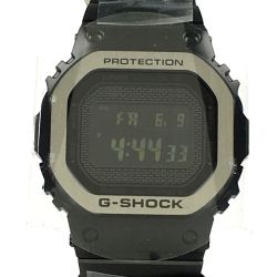 ▽▽ CASIO カシオ G-SHOCK フルメタル タフソーラー 電波時計 GMW-B5000MB ブラック Sランク