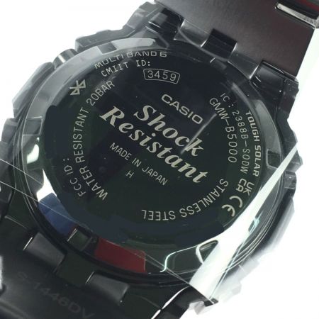  CASIO カシオ G-SHOCK フルメタル タフソーラー 電波時計 GMW-B5000MB ブラック