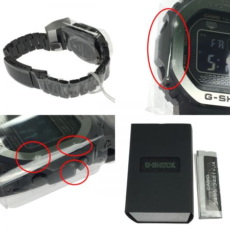  CASIO カシオ G-SHOCK フルメタル タフソーラー 電波時計 GMW-B5000MB ブラック