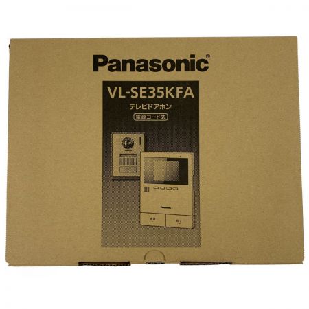  Panasonic パナソニック テレビドアホン 電源コード式 VL-SE35KFA 開封未使用品