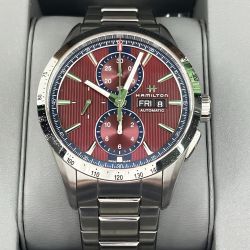 ▽▽ HAMILTON ハミルトン ブロードウェイ オートクロノ バーガンディ H43516171 Bランク
