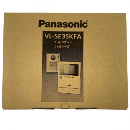  Panasonic パナソニック テレビドアホン 電源コード式 VL-SE35KFA 開封未使用品