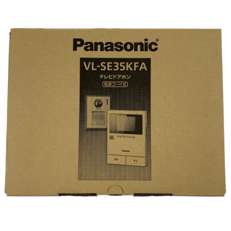  Panasonic パナソニック テレビドアホン 電源コード式 VL-SE35KFA 開封未使用品