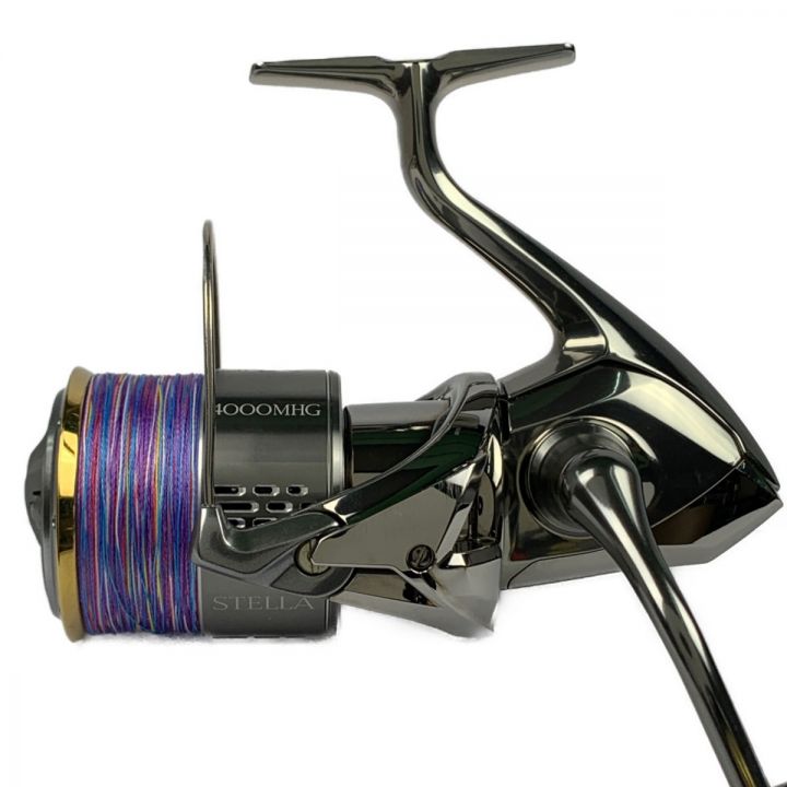 SHIMANO シマノ 18ステラ 4000MHG ハンドルノブカスタム 夢屋リールスタンド付属 03810｜中古｜なんでもリサイクルビッグバン