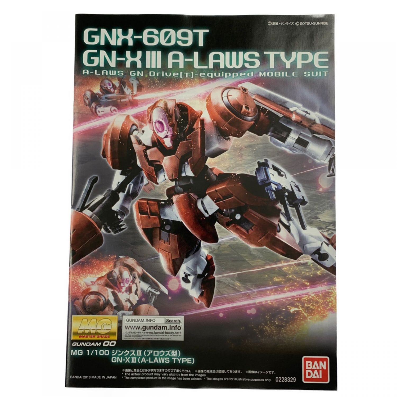 MG 1/100 GNX-609T ジンクスIII(アロウズ型) 未組立品 Sランク