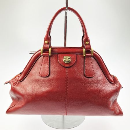  GUCCI グッチ ハンドバッグ リベル トップハンドル ミディアム  516459 レッド ストラップ欠品