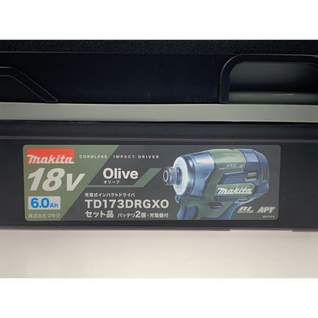  MAKITA マキタ 充電式インパクトドライバ 18V 6.0Ah TD173DRGXO オリーブ 開封未使用品