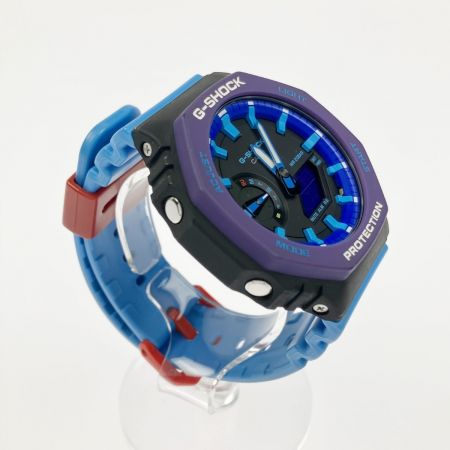  CASIO カシオ G-SHOCK GA-2100THS パープル ラバーバンド 箱替えバンド付 GA-2100THS