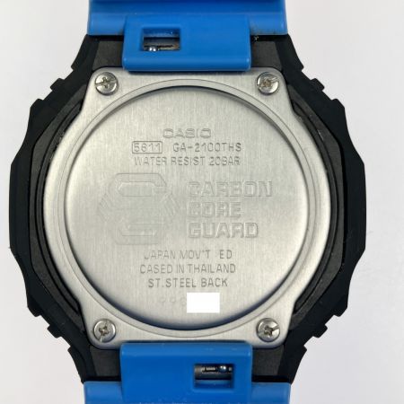  CASIO カシオ G-SHOCK GA-2100THS パープル ラバーバンド 箱替えバンド付 GA-2100THS