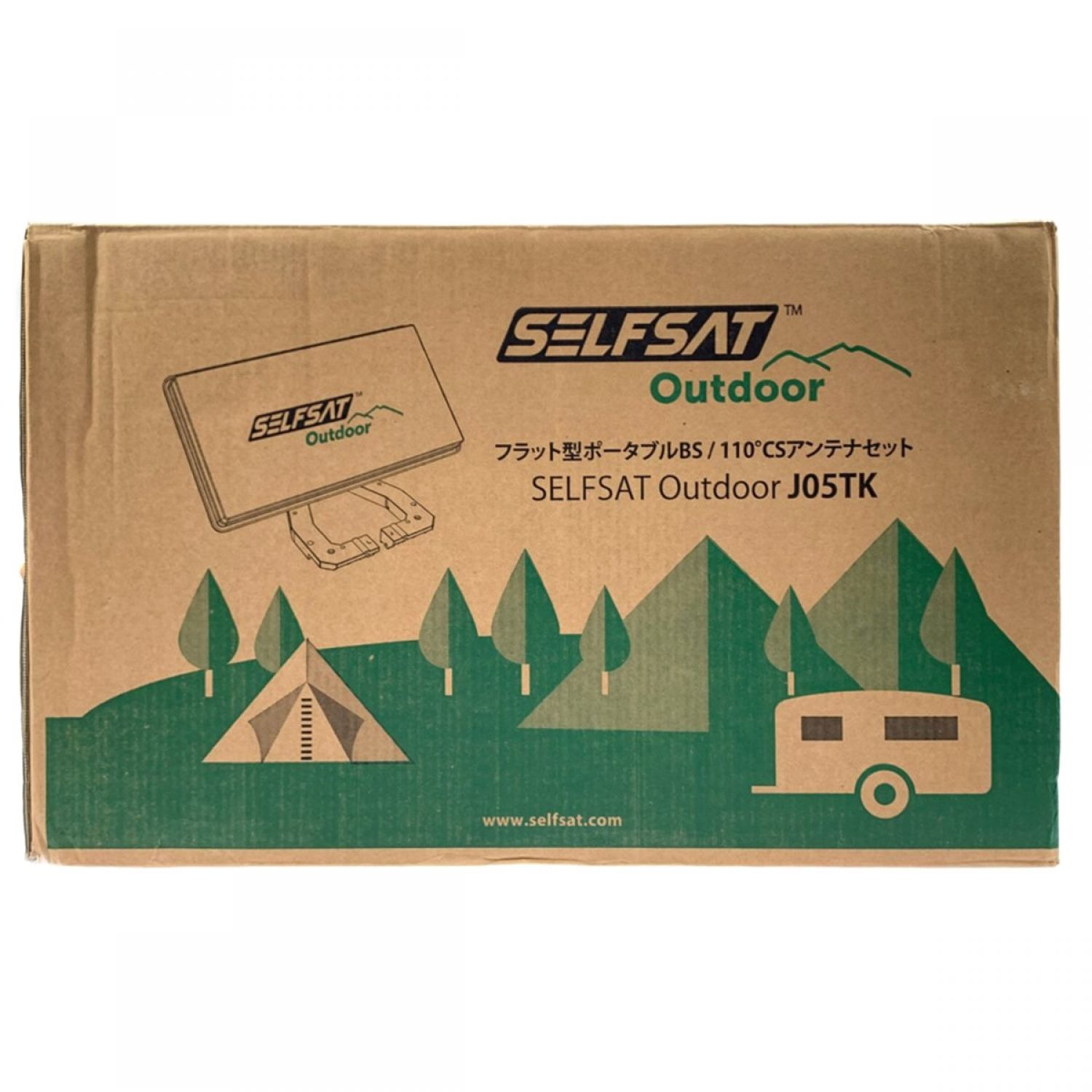 中古】 SELFSAT Outdoor SELFSAT Outdoor J05TK フラット型ポータブル