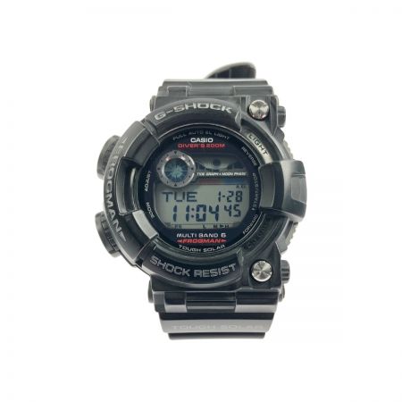  CASIO カシオ G-SHOCK MASTER OF G フロッグマン 電波ソーラー 箱・取説付 ブラック  GWF-1000