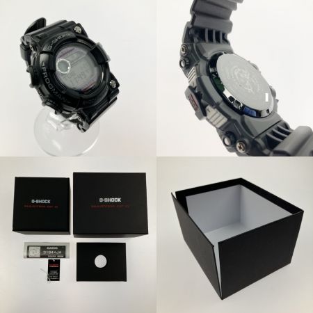  CASIO カシオ G-SHOCK MASTER OF G フロッグマン 電波ソーラー 箱・取説付 ブラック  GWF-1000