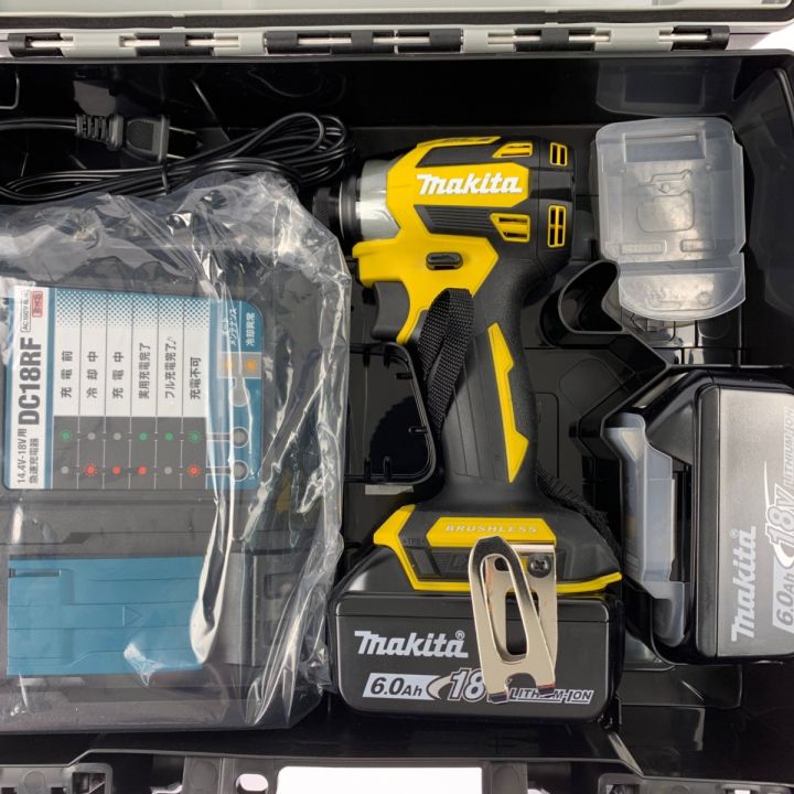 未使用 マキタ 充電式インパクトドライバ TD173DGXFY イエロー  