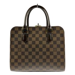 ▽▽ LOUIS VUITTON ルイヴィトン ハンドバッグ ダミエ トリアナ N51155 ブラウン Bランク