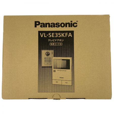  Panasonic パナソニック テレビドアホン 電源コード式 VL-SE35KFA 開封未使用品
