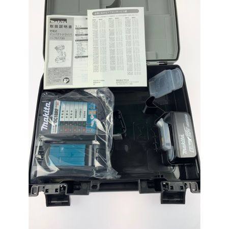  MAKITA マキタ 充電式インパクトドライバ 18V 6.0Ah TD173DRGX ブルー 開封未使用品