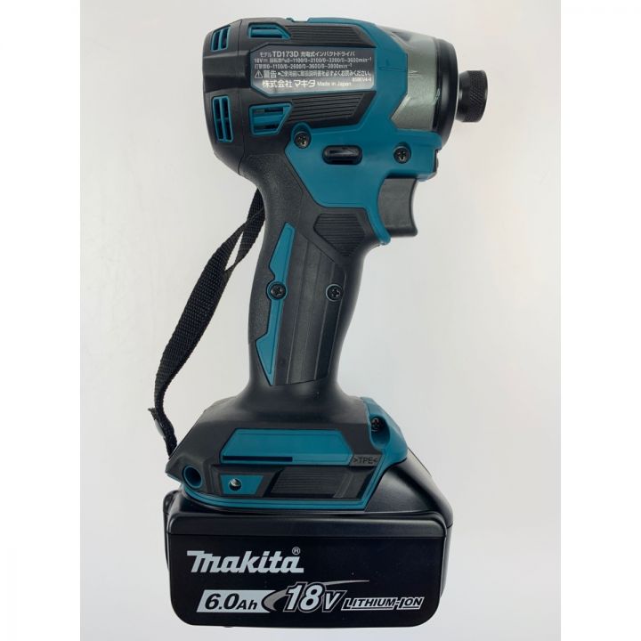 MAKITA マキタ 充電式インパクトドライバ 18V 6.0Ah TD173DRGX ブルー 開封未使用品｜中古｜なんでもリサイクルビッグバン