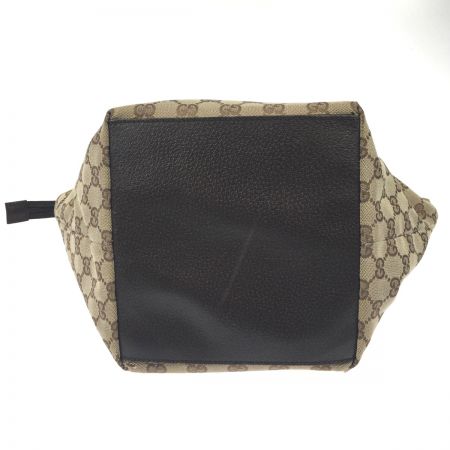  GUCCI グッチ GGキャンバス トートバッグ 131228 ベージュ x ブラウン