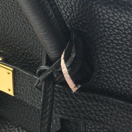  HERMES エルメス バーキン40 ハンドバッグ トゴ H刻印 2004年 ゴールド金具 ブラック