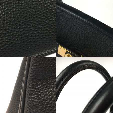  HERMES エルメス バーキン40 ハンドバッグ トゴ H刻印 2004年 ゴールド金具 ブラック