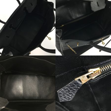  HERMES エルメス バーキン40 ハンドバッグ トゴ H刻印 2004年 ゴールド金具 ブラック