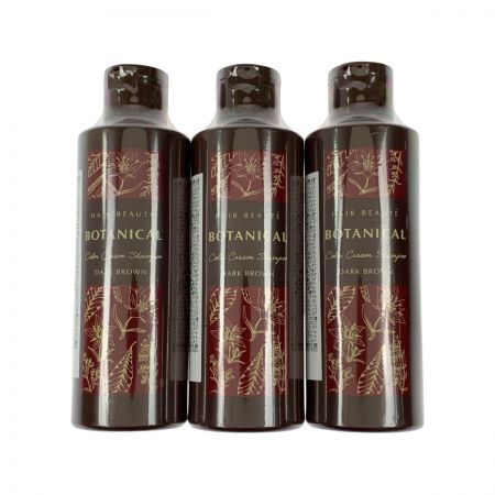  ヘアボーテ ヘアボーテ ボタニカルカラークリームシャンプー ダークブラウン 200ml 3本