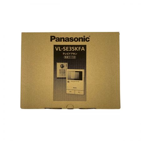  Panasonic パナソニック テレビドアホン 電源コード式 VL-SE35KFA 開封未使用品