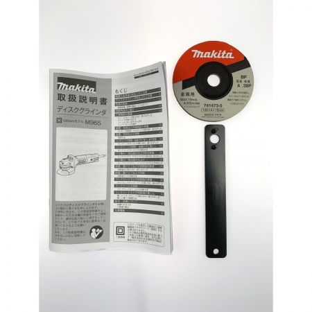  MAKITA マキタ 100mm ディスクグラインダ M965 開封未使用品