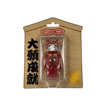  メディコムトイ BE＠RBRICK 達磨ベアブリック 合格祈願 紅 キーホルダー 未開封