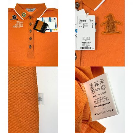  Munsingwear マンシングウェア ゴルフウェア レディース 半袖 LL  XSL1512 A649 オレンジ