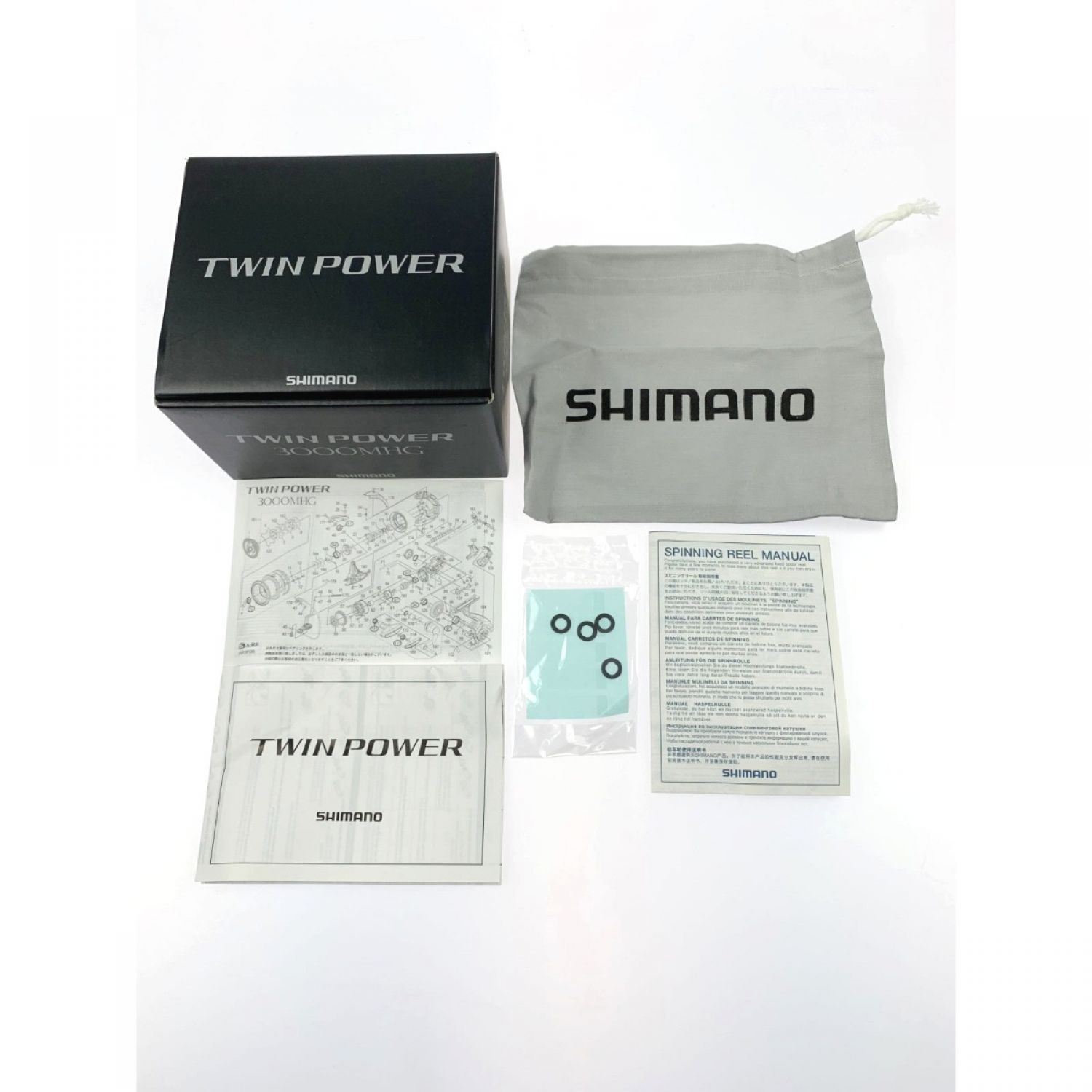 中古】 SHIMANO シマノ TWINPOWER 20ツインパワー 3000MHG 04143 A