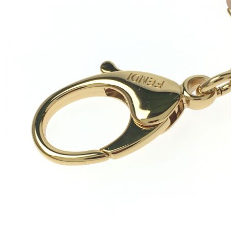  FENDI フェンディ ピーカブー キーケース 8AP161 ライトピンク x ゴールド