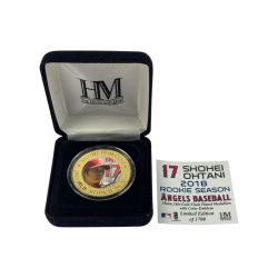 ▽▽ ハイランドミント 大谷翔平 MLBルーキーシーズンゴールドコイン 900番台/1700 Bランク