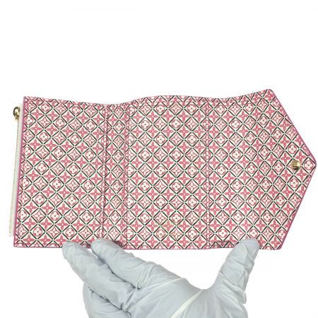  LOUIS VUITTON ルイヴィトン バイ・ザ・プール ポルトフォイユ・ヴィクトリーヌ 財布 M82406 ホワイト x ピンク